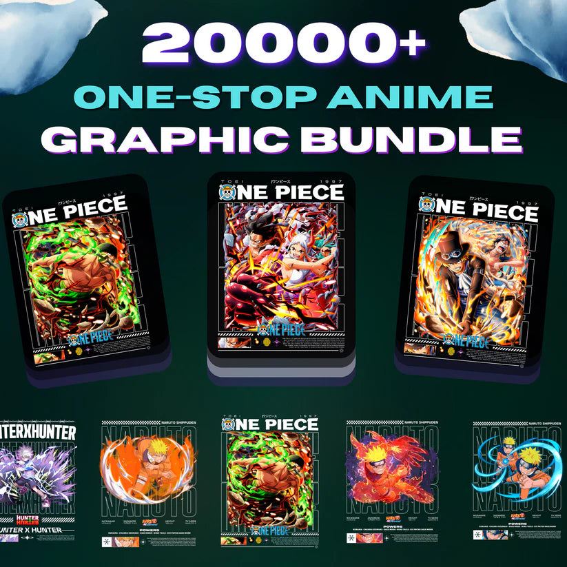 20000+ Anime Graphics Bundles