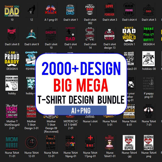 2000+ Mega Bundle Design